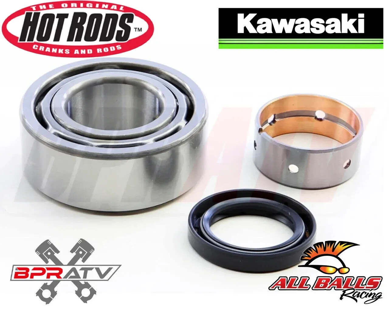 05-11 Brute Force 750 Bottom End Hotrods Crank Rods Rebuild NGK Plugs Cam Chains