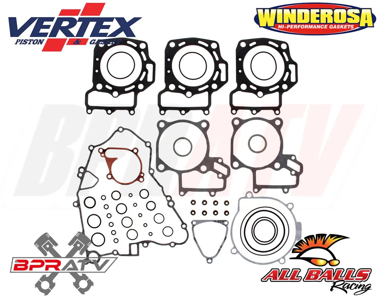 05-11 Brute Force 750 Bottom End Hotrods Crank Rods Rebuild NGK Plugs Cam Chains