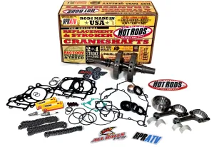 05-11 Brute Force 750 Bottom End Hotrods Crank Rods Rebuild NGK Plugs Cam Chains