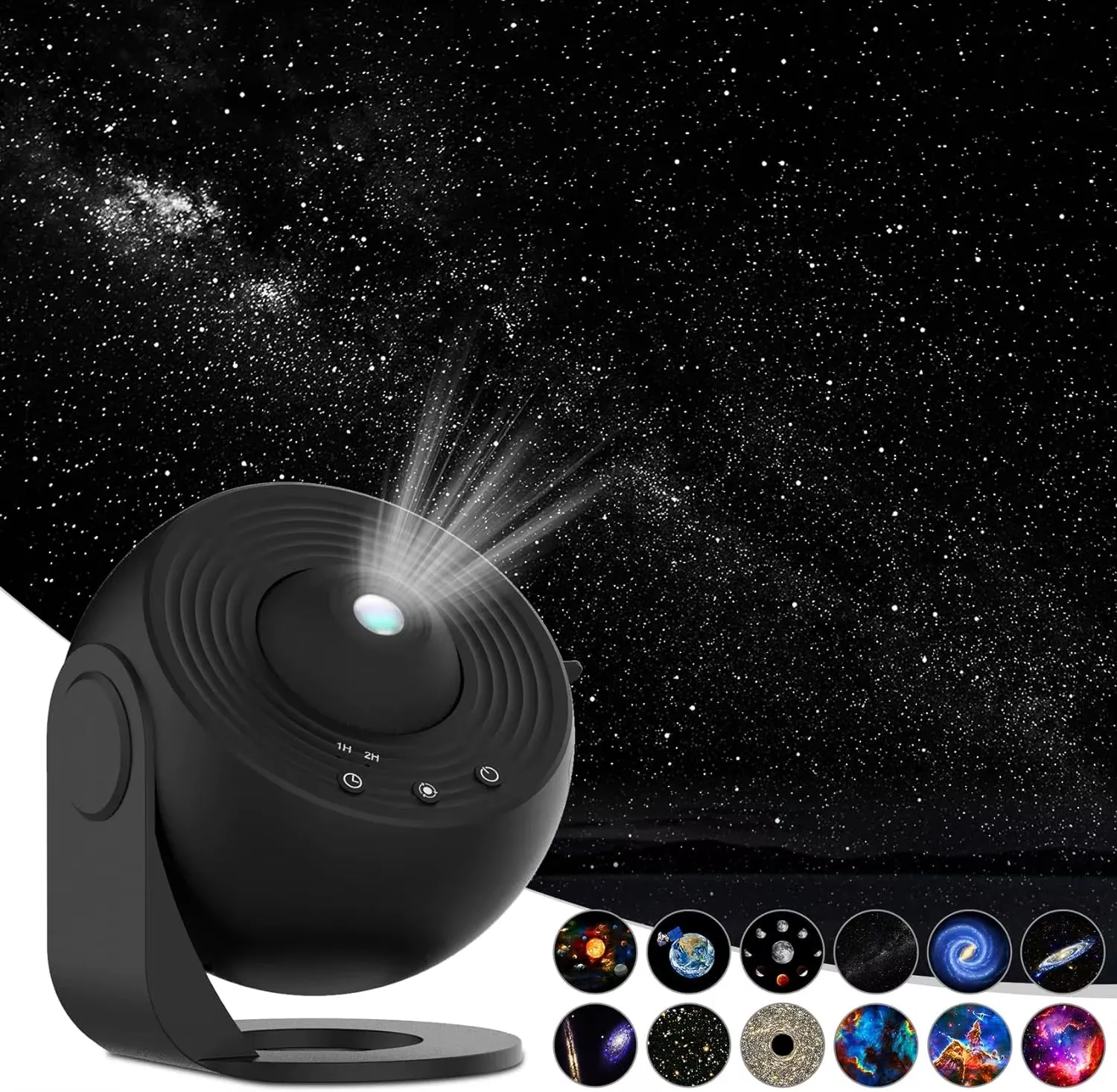 12 in 1 Star Projector Night Light 4K HD Planetarium Projector for Kids Room Valentines Gift 360 Rotate Galaxy Projector Lamp