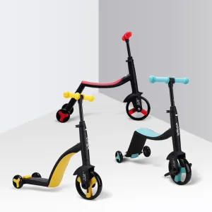 2 in 1 Height Adjustable Kids Tricycle Bike  Scooter & Trike Combo