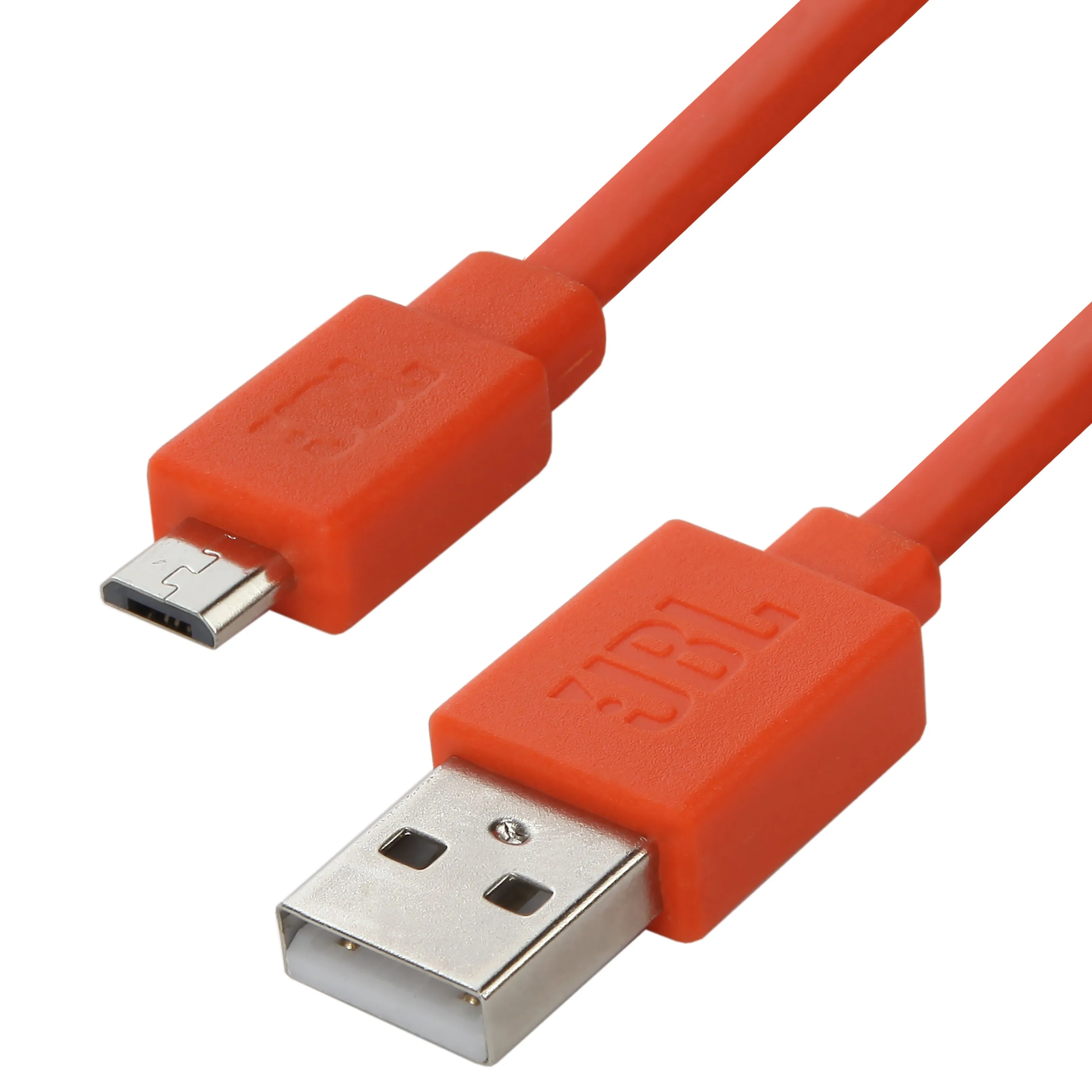 2 Pack: JBL Extra Durable 3ft 2 in 1 Sync & Charge Micro USB Data Cable in Orange