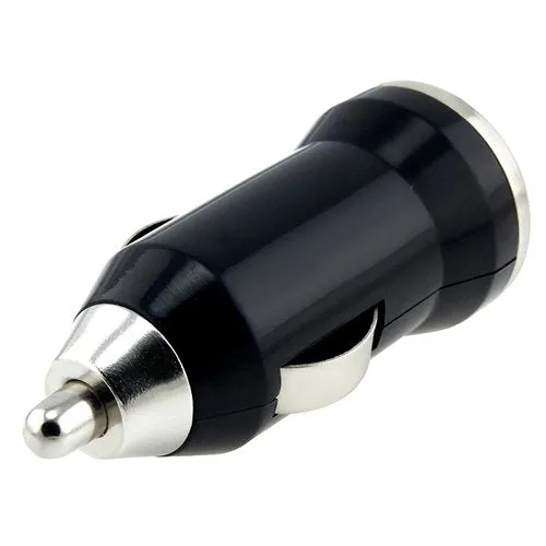 3 Pack: Universal Mini USB Car Charger Adapters in Black