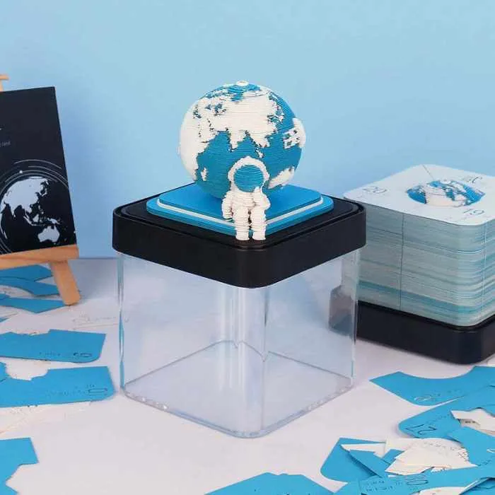 3D Earth 2024 Calendar With Lights