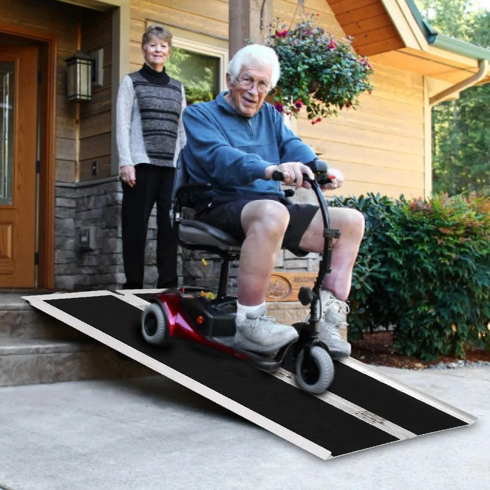 4ft Portable Threshold Wheelchair Ramp for Handicape Access at Home