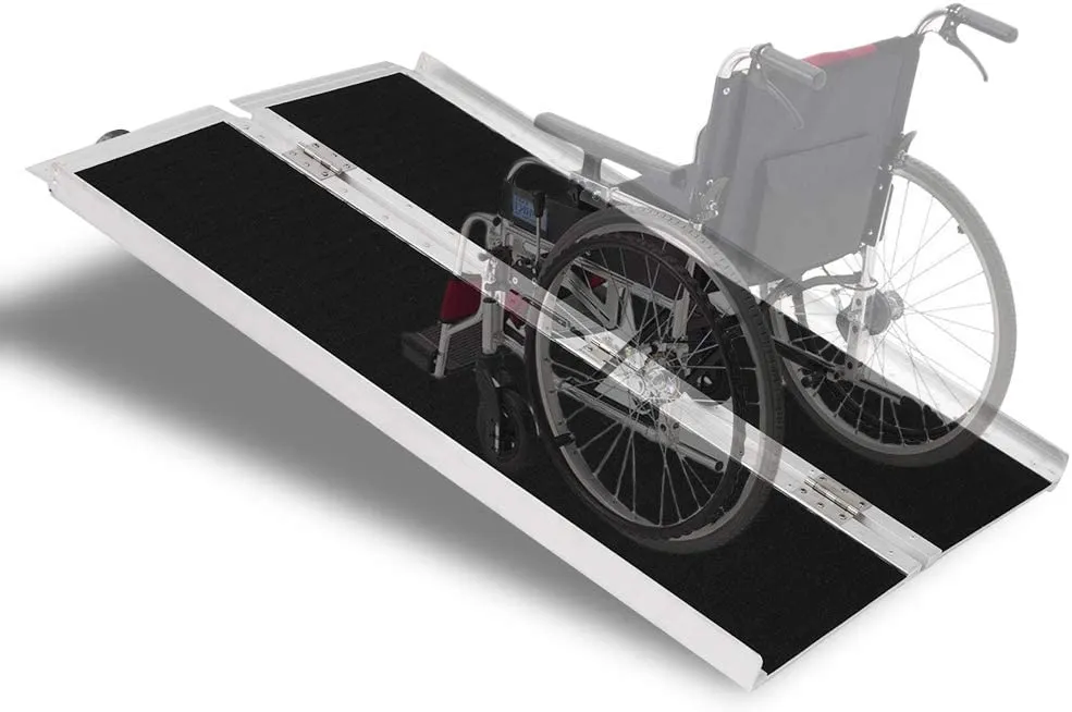 4ft Portable Threshold Wheelchair Ramp for Handicape Access at Home