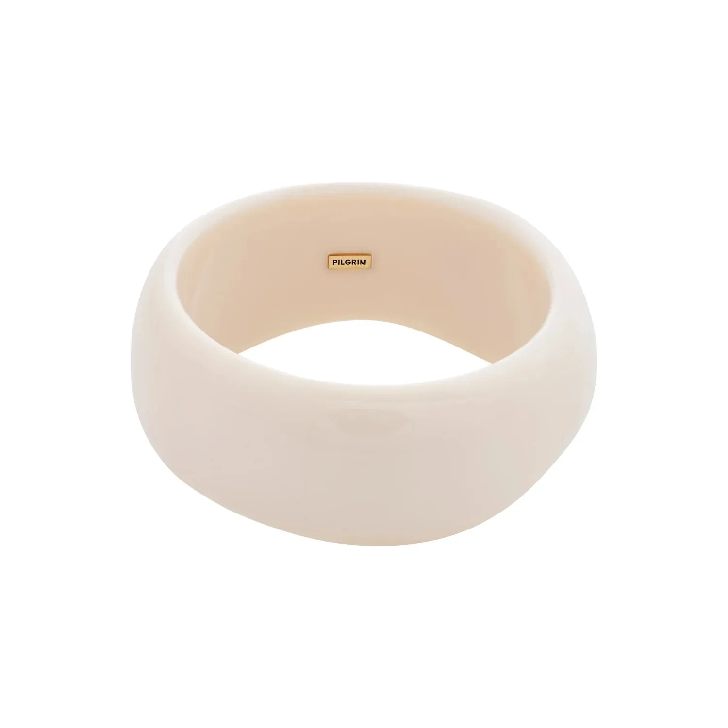 Aase Maxi Bangle | White