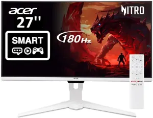 Acer Nitro Gaming Smart Monitor with Google TV | 27 WQHD 2560 x 1440 IPS | AMD FreeSync | Up to 180Hz | 1ms (VRB) | 1 x USB Type-C Port, 1 x Display Port 1.4 & 1 x HDMI 2.0 Port | GA271U Pwmipruxw