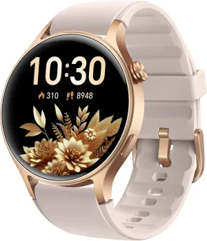 aeac Smart Watch for Women, AMOLED Ultra-Clear Screen Activity Trackers with Heart Rate/Sleep/SpO2 Monitor, Smartwatch for iPhone/Samsung/Android, 110  Sport Modes Waterproof Fitness Reloj Inteligente