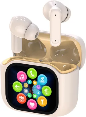 AI Headphones Language Translator Translation Translating Earbuds Real Time for iPhone Android Earpiece Ear Buds Spanish Translator Device AI Earbuds Translate Earphones audfonos traductores