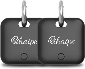 Air Tags-2 Pack Compatible with Apple,Airtag Keychain Bluetooth Luggage Tracker Comes with 2 Metal Rings,Smart Tag Works with Apple Find My APP (iOS Only),GPS Tracker Suitable for Wallet,Dog,Key