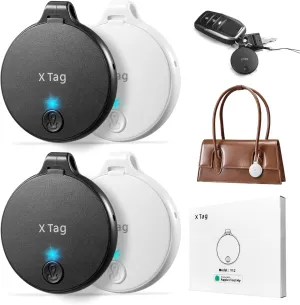 Air Tags- Pack: Item Finder for Apple Find My (iOS only) APP Tracker Tag Used Together, Track Your Luggage, Keys, Backpack, Purse, Pets and More, Location Tracking Device for Family Outdoor Travel