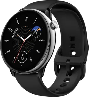 Amazfit GTR Mini Smart Watch 43mm, 14-Day Battery Life, GPS, AI Fitness App Enabled, Heart Rate & Sleep Health Monitoring, Activity Trackers and Smartwatches, Android iPhone Compatible, Black