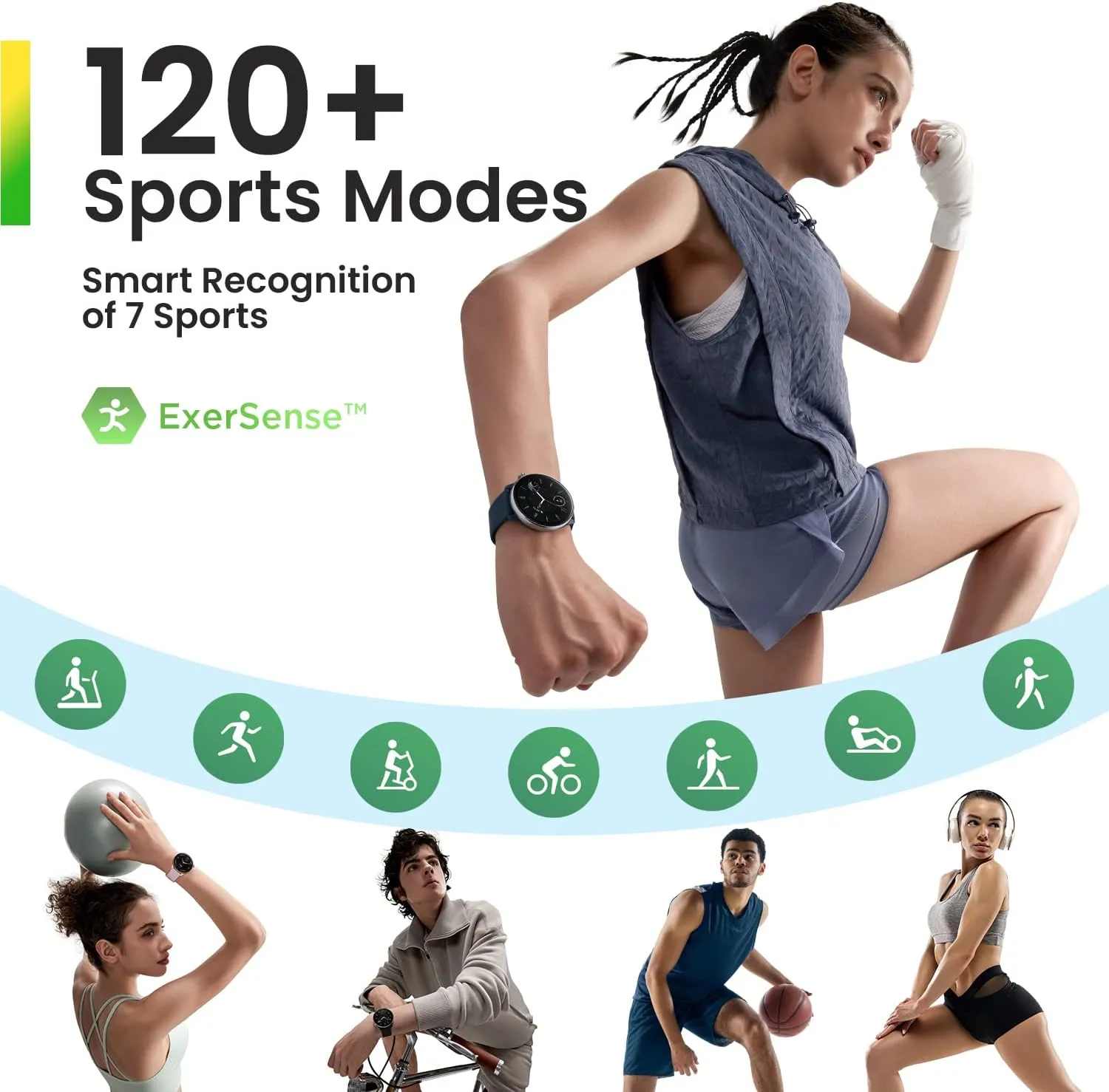 Amazfit GTR Mini Smart Watch 43mm, 14-Day Battery Life, GPS, AI Fitness App Enabled, Heart Rate & Sleep Health Monitoring, Activity Trackers and Smartwatches, Android iPhone Compatible, Misty Pink