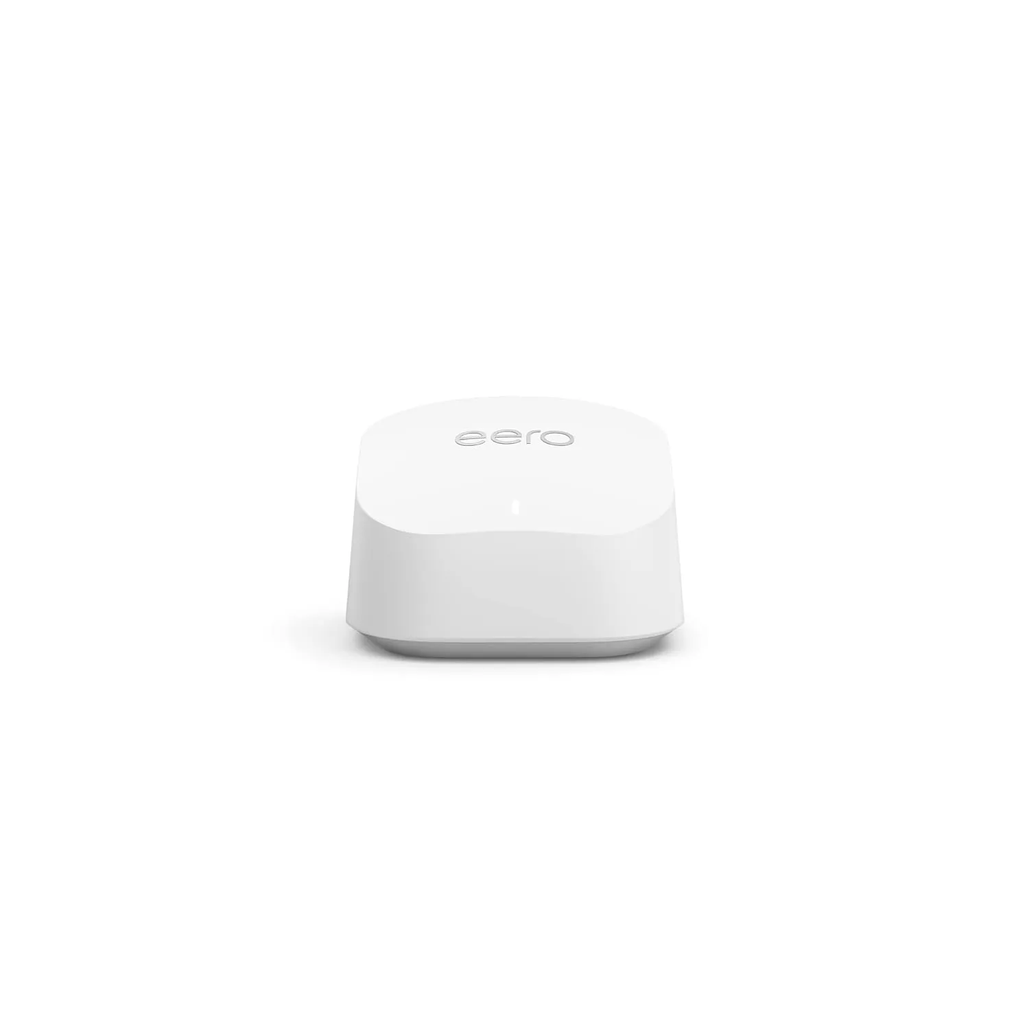 Amazon eero 6  mesh wifi router - Supports internet plans up to a Gigabit, Coverage up to 1,500 sq. ft., Connect 75  devices, 1-pack
