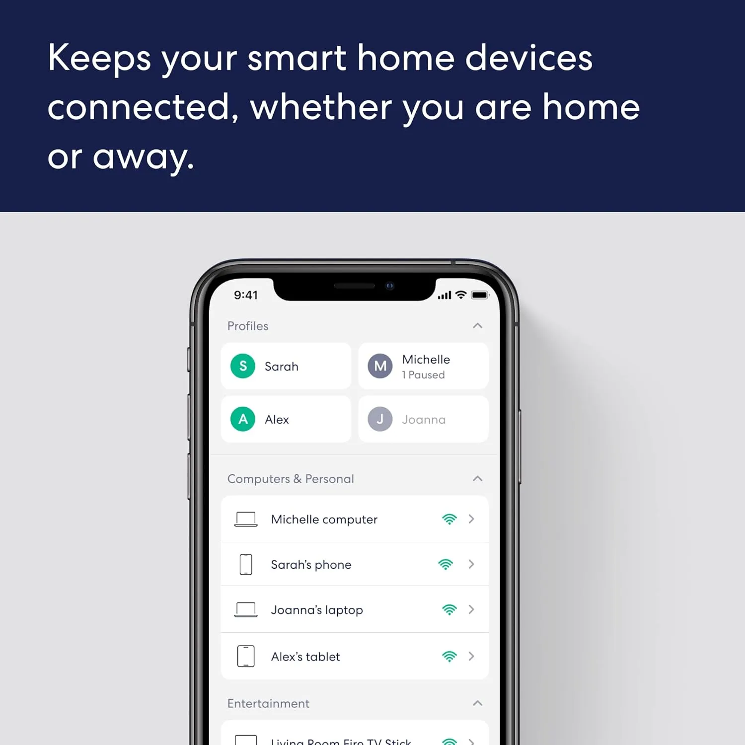 Amazon eero 6  mesh wifi system - Supports internet plans up to a Gigabit, Coverage up to 4,500 sq. ft., Connect 75  devices, 3-pack