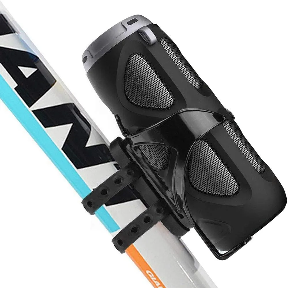 Avantree Cyclone - Portable Bluetooth Bike Speaker with Bicycle Mount, SD Card Slot, 10W Bass-Enhanced Audio, and Splashproof/Shockproof/Dustproof Build, Perfect for Bikes & Scooters