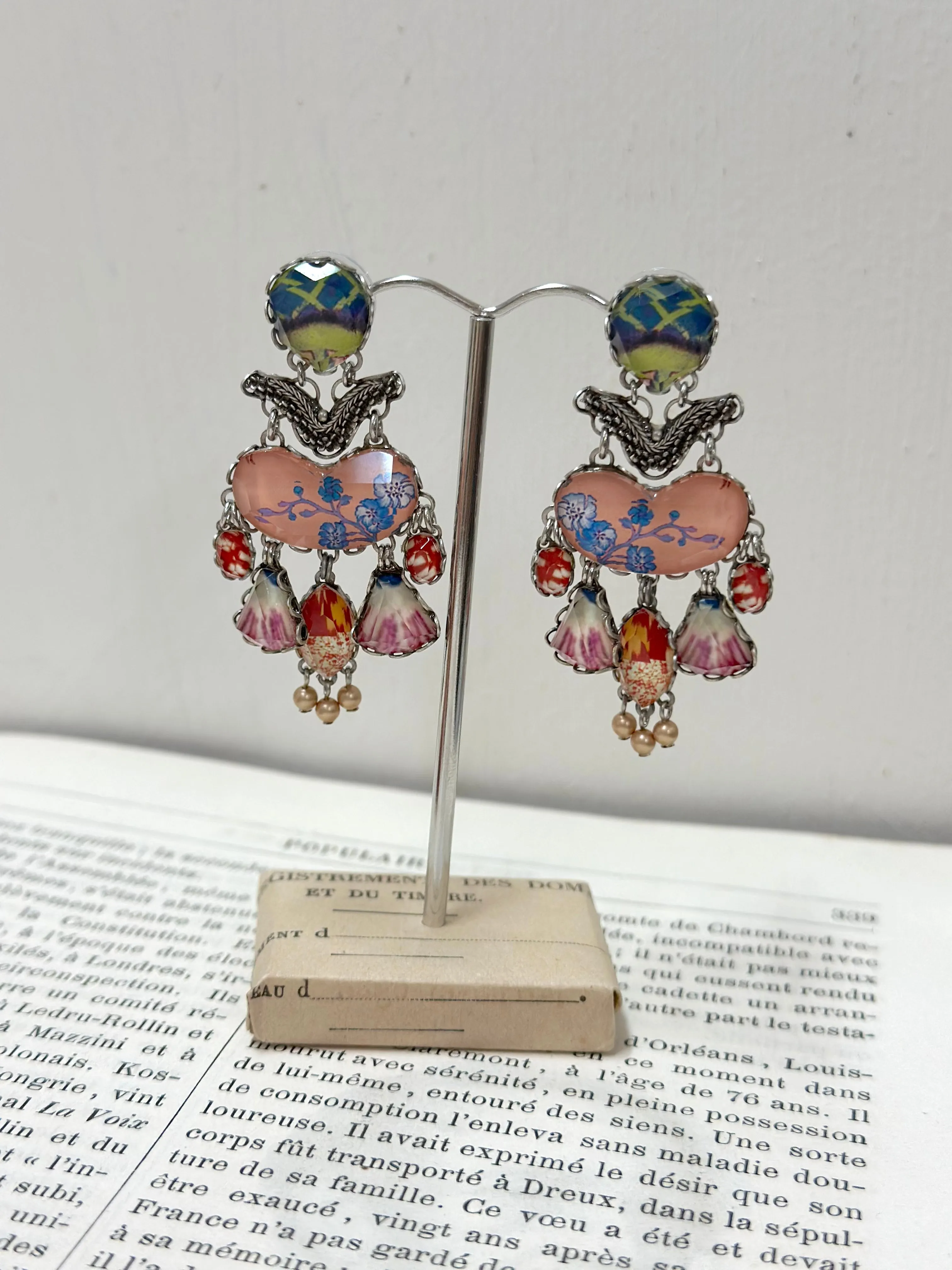 Ayala Bar Large Feather Stud Earrings