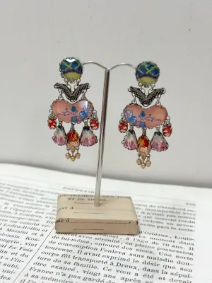 Ayala Bar Large Feather Stud Earrings