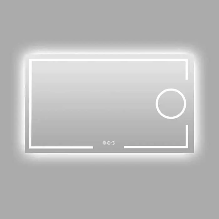 Bathroom Backlit Magnifying Vanity Mirror With LED Lights