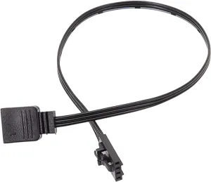 BIBABLYKE for Corsair RGB to Standard ARGB 4-Pin 5V Adapter Connector RGB Cable 25cm Extension Cord PVC