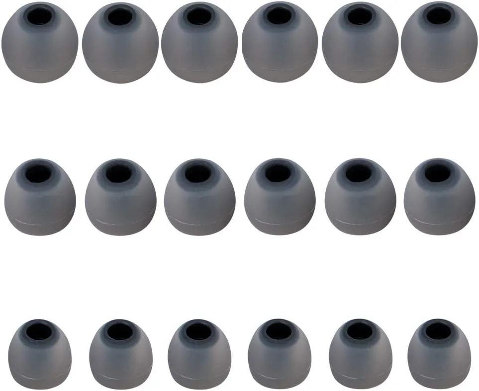 Brandless Silicone Earbud Tips Replacement Earbuds Cap Eartips Tips Eargels 9 Pairs S M L