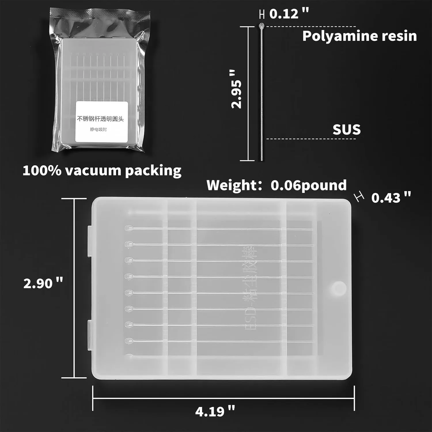 Camera Sensor Cleaning Kit - Anti-Static Swabs for Full Frame DSLR/Mirrorless Cameras (CCD/CMOS), No Residue, No Scratch, Safe for Lenses, PCB, and Electronics. (Transparent-10Packs, High Viscosity)
