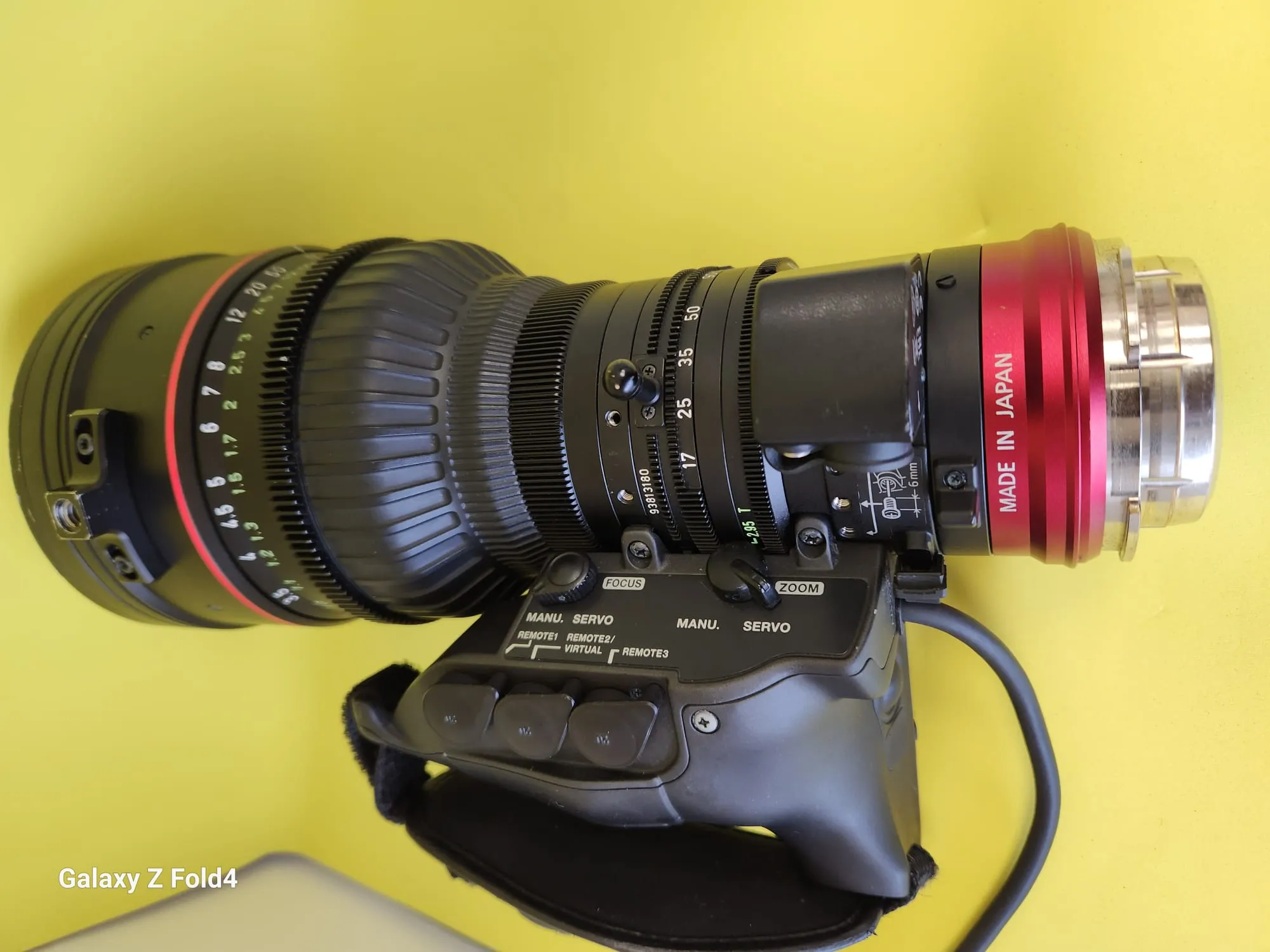Canon CN7x17 KAS 4K Cine-Servo Lens 17-120mm/ T2.95-3.9, used