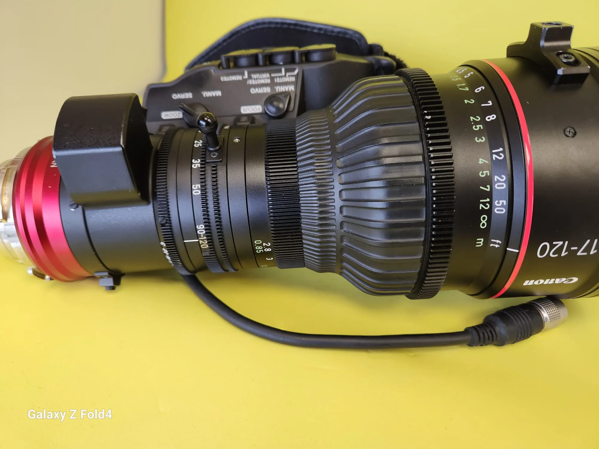 Canon CN7x17 KAS 4K Cine-Servo Lens 17-120mm/ T2.95-3.9, used
