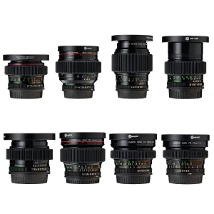 Canon EF FD (8) Prime Lens Set