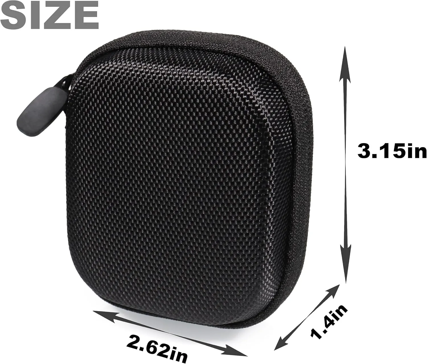 CaseSack Case for Aptkdoe Earbuds 75hrs 5.3 Headphone Sport, 2024 Earbuds Stereo Deep Bass Over Ear Bud with Earhooks, ENC Noise Cancelling Mic, IPX7 Waterproof Earphone(Black)