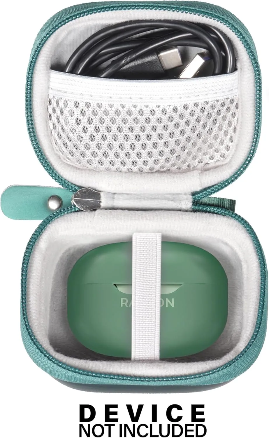 CaseSack Case for Raycon Everyday Earbuds (2024 Edition) - in-Ear Buds, Raycon Fitness Earbuds (Green)