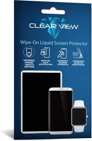 ClearView Liquid Glass Screen Protector | Covers up to 6 Devices | for All Smartphones Tablets and Watches