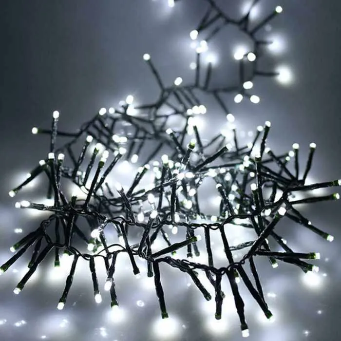 CLEDEN 480 LED Cluster Christmas Tree String Fairy Lights