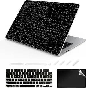 Compatible with MacBook Air 15-inch Case 2023 Release A2941 M2 Chip, Hard Shell Laptop Sleeve with Keyboard Cover & Dust Plugs -blackboard-12
