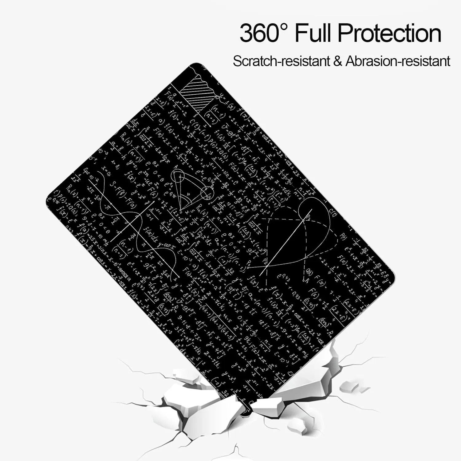 Compatible with MacBook Air 15-inch Case 2023 Release A2941 M2 Chip, Hard Shell Laptop Sleeve with Keyboard Cover & Dust Plugs -blackboard-12