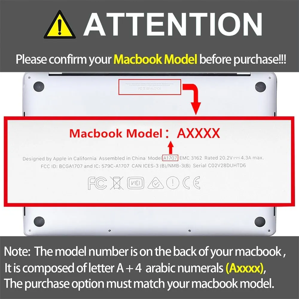 Compatible with MacBook Air 15-inch Case 2023 Release A2941 M2 Chip, Hard Shell Laptop Sleeve with Keyboard Cover & Dust Plugs- Transparent
