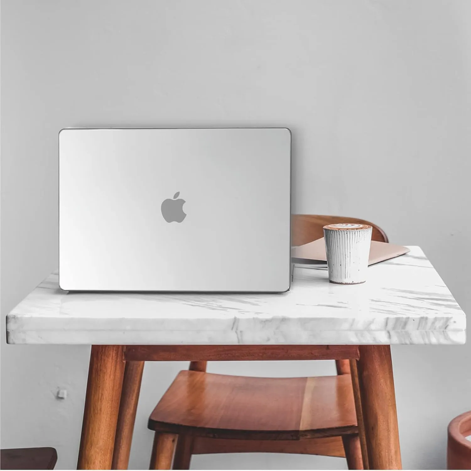 Compatible with MacBook Air 15-inch Case 2023 Release A2941 M2 Chip, Hard Shell Laptop Sleeve with Keyboard Cover & Dust Plugs- Transparent