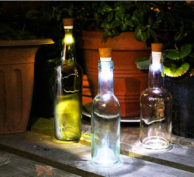 Cork-Shaped Rechargeable LED Bottle Light