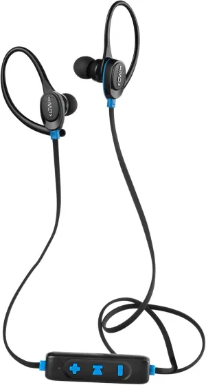 Craze Sport Earbuds | Wireless, Sweatproof, Microphone | Black w/Teal