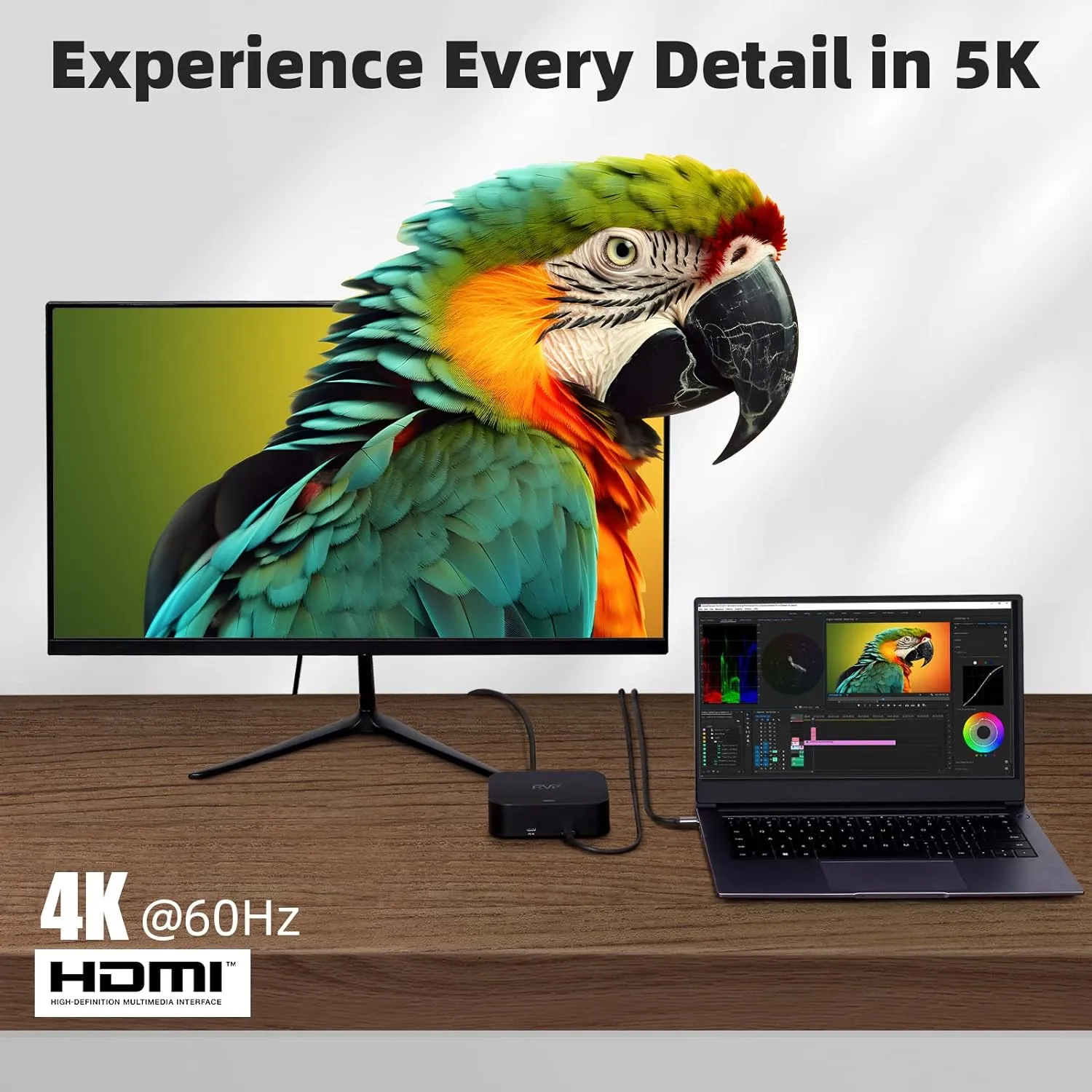 Docking Station 3 Monitors USB C, 13-in-1, Triple Display-4K HDMI & DisplayPort Dual Monitors, 5Gbps USB-C/A Data Transfer, 100W Laptop-Charging, Gigabit Ethernet, Audio, Black