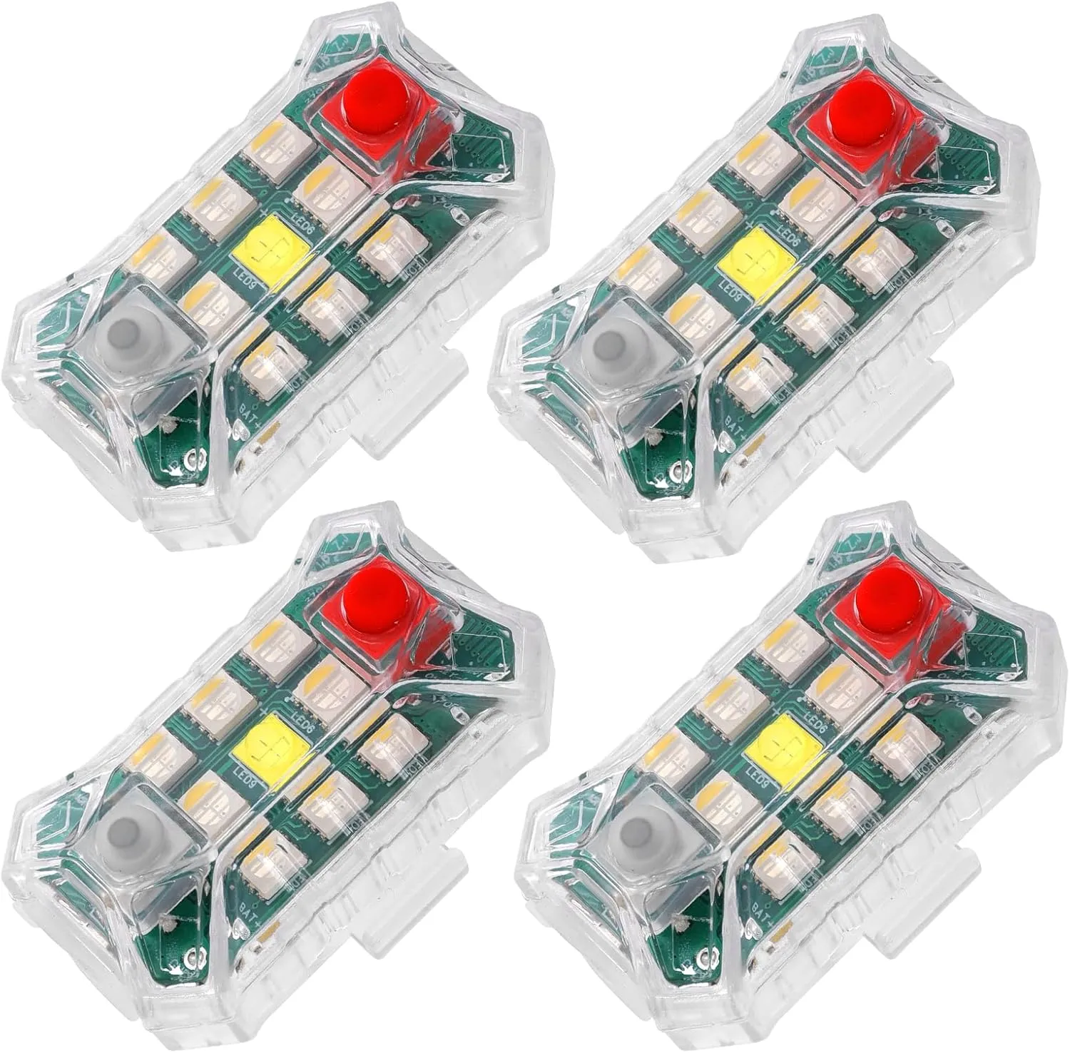 Drone Waterproof Mini Strobe Light, Anti-Collision Light, Rechargeable Drone Lights for Night Flying for DJI Neo/Avata 2/Air 3S/Mini 4 Pro/Mini 4K/Most RC Drone Accessories (4PCS)
