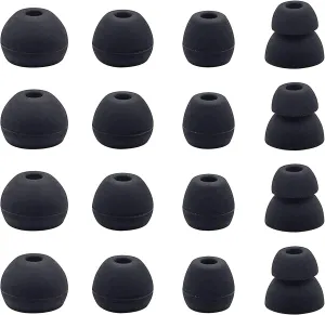 Ear Tips Compatible with Beats Flex, Replacement Ear Buds Ear Cap Ear Plug Eartips for Beat s Flex Wireless Earbuds, 8 Pairs, Black