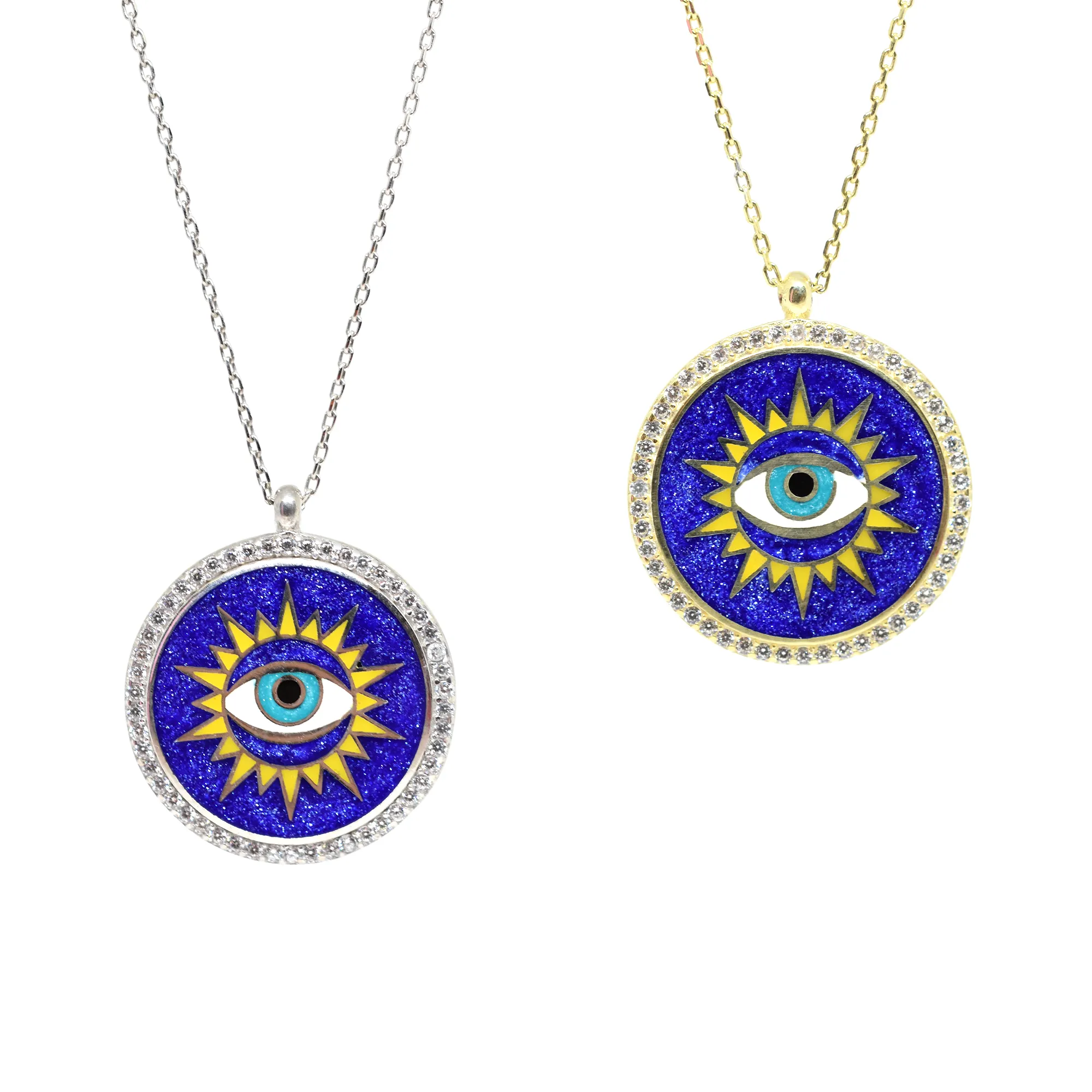 Evil Eye Coin Necklace