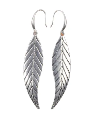 Feather Metal Earrings