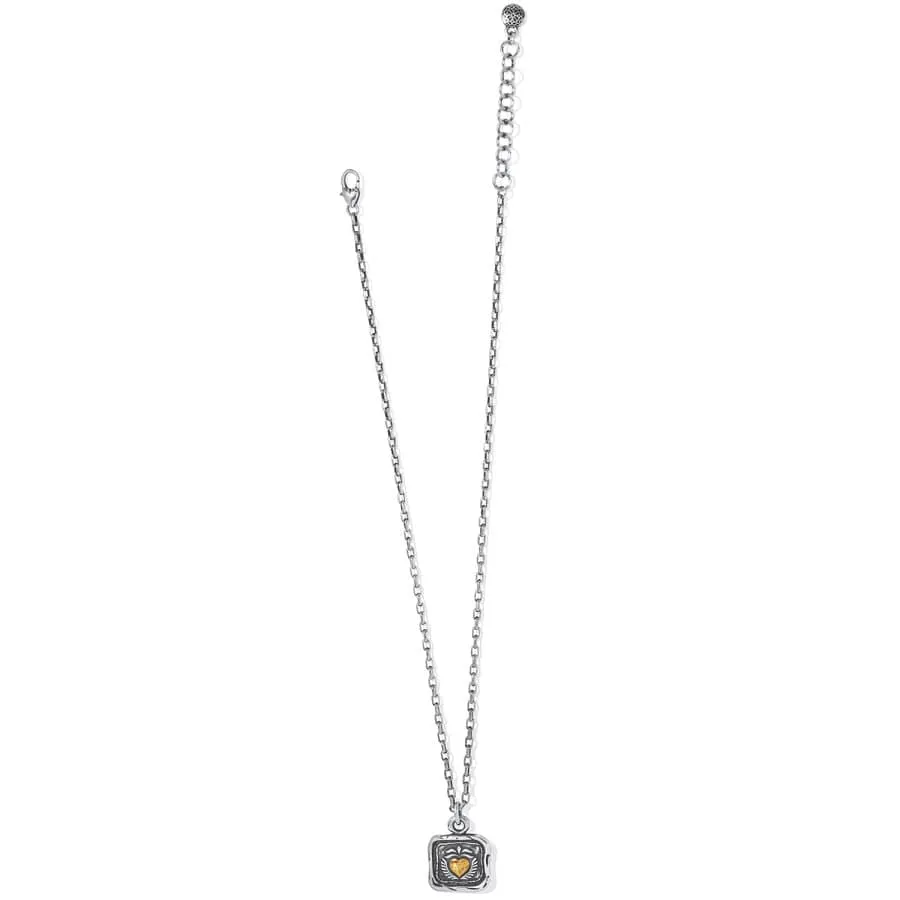 Ferrara Virtue Winged Hearted Pendant Necklace