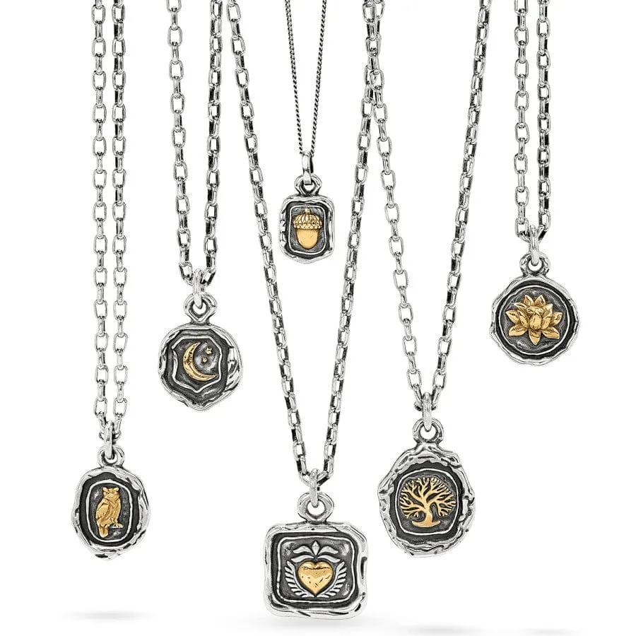Ferrara Virtue Winged Hearted Pendant Necklace