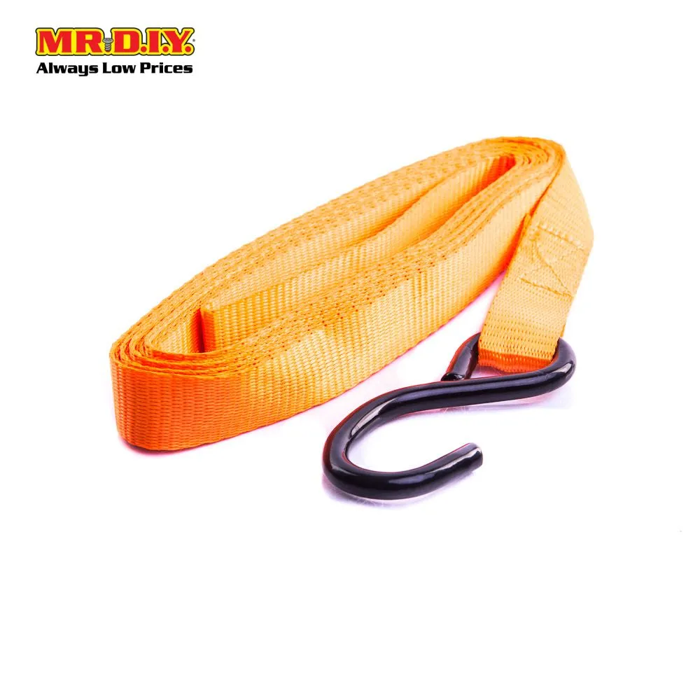 FIRSD Heavy Duty Ratchet Tie Down Strap Orange 2.5 x 500 cm (2pcs)