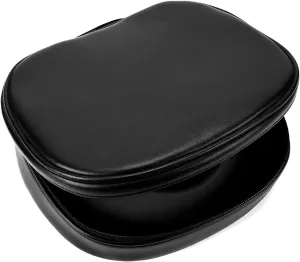 Geekria Headphones Pouch Compatible with Bose, LG, JBL and More, Soft Shell Replacement Protective Travel Carrying Bag with Cable Storage (Black)