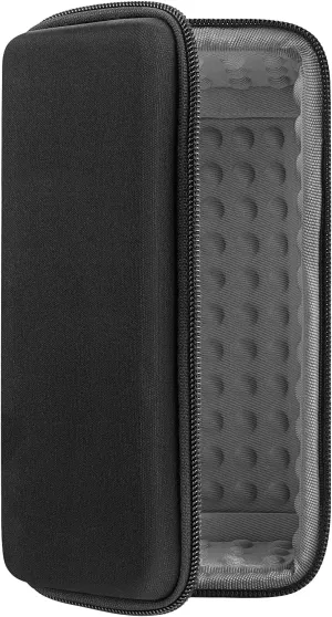 Geekria Shield Speaker Case Compatible with Sonos Roam Case Cover, Replacement Hard Shell Portable Speaker Protective Carrying Bag with Cable Storage (Black)